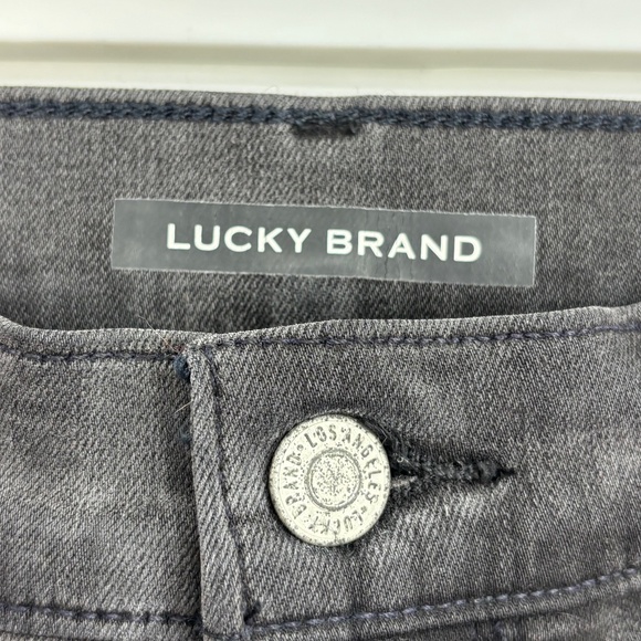 Lucky Brand Womens Size 30 Uni Fit 4 Skinny Ankle Jeans Charcoal Gray Denim - Picture 3 of 9